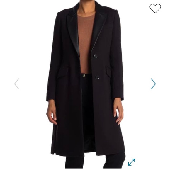 💫BCBG Maxazria Long Classy Peacoat - Picture 2 of 10